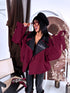LUX jacket + belt "MOTIVATION V10385" - BORDO